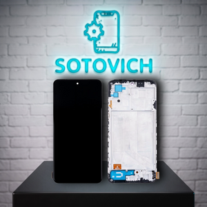 Дисплей для Xiaomi Redmi Note 10/10S/Poco M5s (M2101K7AG/M2101K7BNY/M2102K7AG/2207117BPG) модуль с рамкой Черный - (OLED)