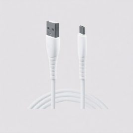 Кабель USB - MicroUSB BC (5А) Белый